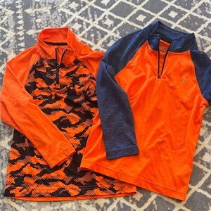 Old Navy Active Orange Quarter-Zip Pullover